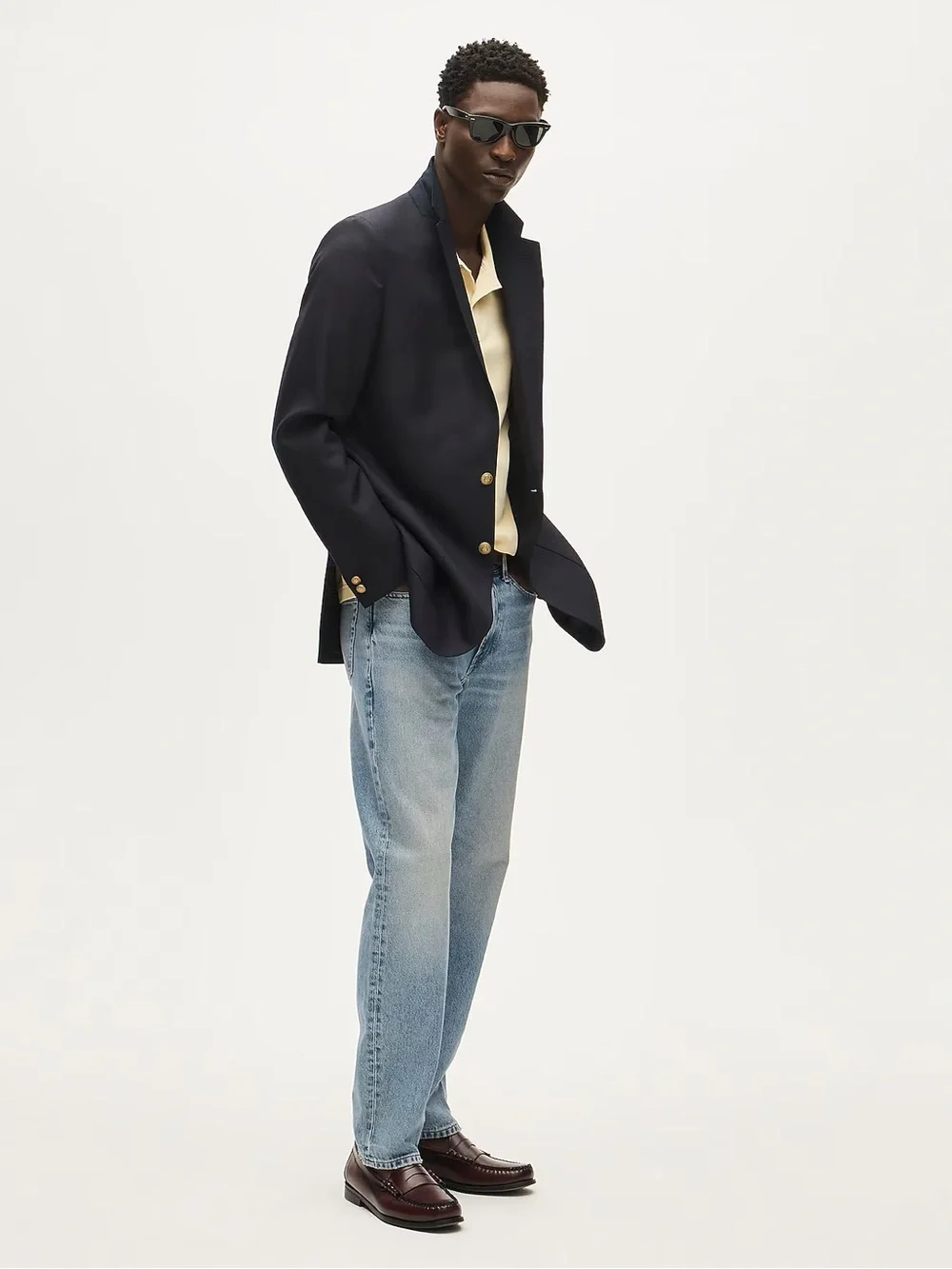 J CREW Legacy blazer in Italian wool Navy Size 44L NWT $448 CL257